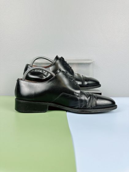 รองเท้าหนังแท้ Todd Welsh Sz.12us46eu30cm Made in Italy สีดำ พื้นหนัง สภาพสวยงาม ไม่ขาดซ่อม ใส่เรียนทำงานได้ รูปที่ 8