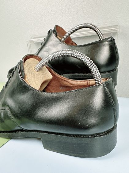 รองเท้าหนังแท้ Todd Welsh Sz.12us46eu30cm Made in Italy สีดำ พื้นหนัง สภาพสวยงาม ไม่ขาดซ่อม ใส่เรียนทำงานได้ รูปที่ 10