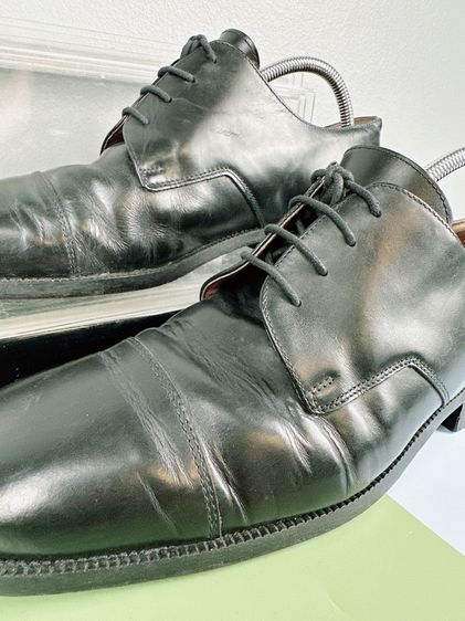 รองเท้าหนังแท้ Todd Welsh Sz.12us46eu30cm Made in Italy สีดำ พื้นหนัง สภาพสวยงาม ไม่ขาดซ่อม ใส่เรียนทำงานได้ รูปที่ 11