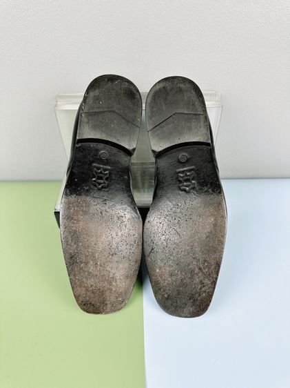 รองเท้าหนังแท้ Todd Welsh Sz.12us46eu30cm Made in Italy สีดำ พื้นหนัง สภาพสวยงาม ไม่ขาดซ่อม ใส่เรียนทำงานได้ รูปที่ 3