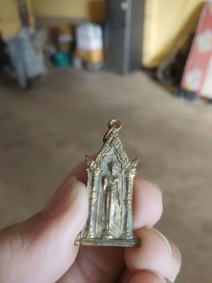 พระเหรียญพิมพ์ห้าเหลี่ยม(เหรียญพระพุทธจิตตภาวันวิทยาลัย(รุ่นที่6)(จังหวัดชลบุรี))พระเครื่องรางของมงคล รูปที่ 2