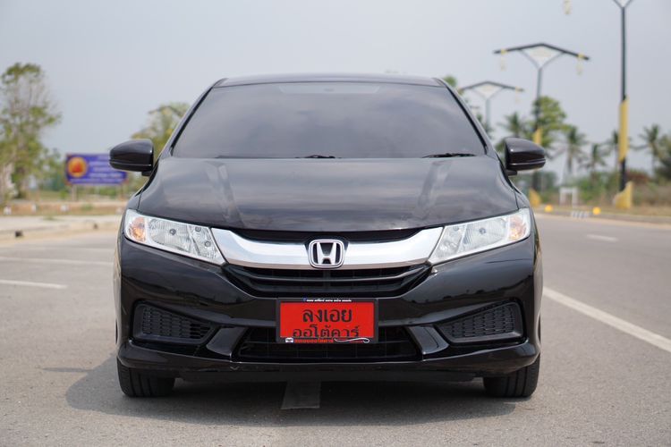 Honda City 2016 1.5 V Plus i-VTEC Sedan เบนซิน ไม่ติดแก๊ส เกียร์อัตโนมัติ ดำ รูปที่ 2
