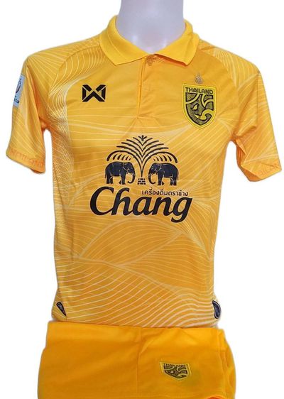 เสื้อยืด อื่นๆ เหลือง เสื้อฟุตบอลกีฬาผู้ชายทีมชาติไทยชุดชิงแชมป์อาเชี่ยน (Thailand Asian Cup) ตัวฤดูกาล 2023 ชุดใหม่ล่าสุด