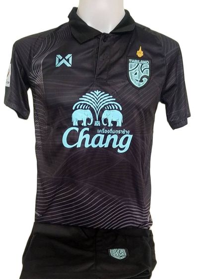 เสื้อยืด อื่นๆ ดำ เสื้อฟุตบอลกีฬาผู้ชายทีมชาติไทยชุดชิงแชมป์อาเชี่ยน (Thailand Asian Cup) ตัวฤดูกาล 2023 ชุดใหม่ล่าสุด
