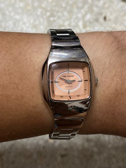 นาฬิกายี่ห้อ TIME  ENGIN   ควอทซ์ ของแท้มือสอง  สายยาว 6 นิ้ว  400฿   รูปที่ 10