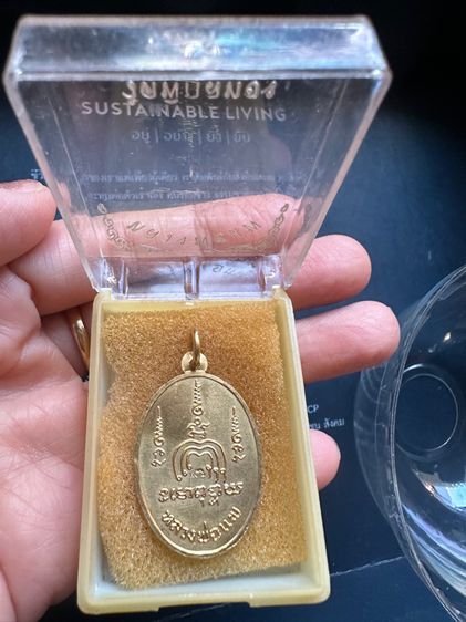 เหรียญหลวงพ่อแพ เนื้อทองคำ 16 กรัม วัดพิกุลทอง จ.สิงห์บุรี ปี 2513 (เหรียญM16) รูปที่ 4