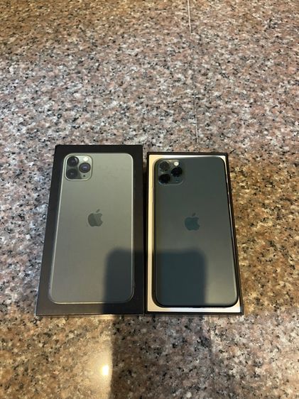 ขายถูกๆไอโฟน11ProMaxสีหายากMinight Green64กิ๊กมีกล่องอีมี่ตรงสภาพสวยมากใช้งานดีสูนTrueถูกๆ รูปที่ 2