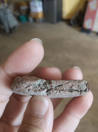 พระเนื้อดินผสมผงพิมพ์ใหญ่(พระพิมพ์พระสมเด็จพิมพ์ปรกโพธิ์หลังเรียบ(ไม่ทราบเกจิที่สร้างไม่ทราบรุ่นและอายุ)(030301))พระบ้านพระเครื่องรางของมงคล รูปที่ 9