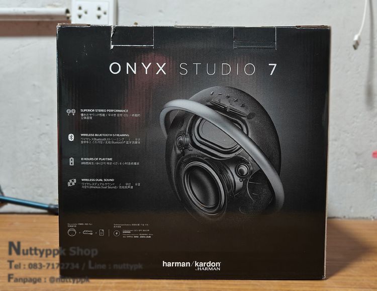 📌 Harman Kardon Onyx Studio 7 Black ลำโพงพกพา Stereo ดีไซน์สุดล้ำ เครื่องใหม่ ศูนย์ไทย ประกันศุนย์ไทย รูปที่ 5
