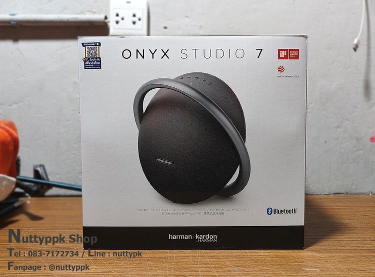 📌 Harman Kardon Onyx Studio 7 Black ลำโพงพกพา Stereo ดีไซน์สุดล้ำ เครื่องใหม่ ศูนย์ไทย ประกันศุนย์ไทย รูปที่ 1
