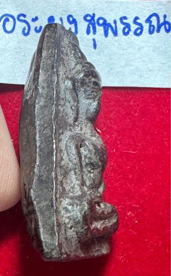 พระผงสุพรรณ พิมพ์หน้าหนุ่ม เนื้อเท่าใบลาน กรุวัดพระศรีมหาธาตุ จังหวัดสุพรรณบุรี  รูปที่ 7