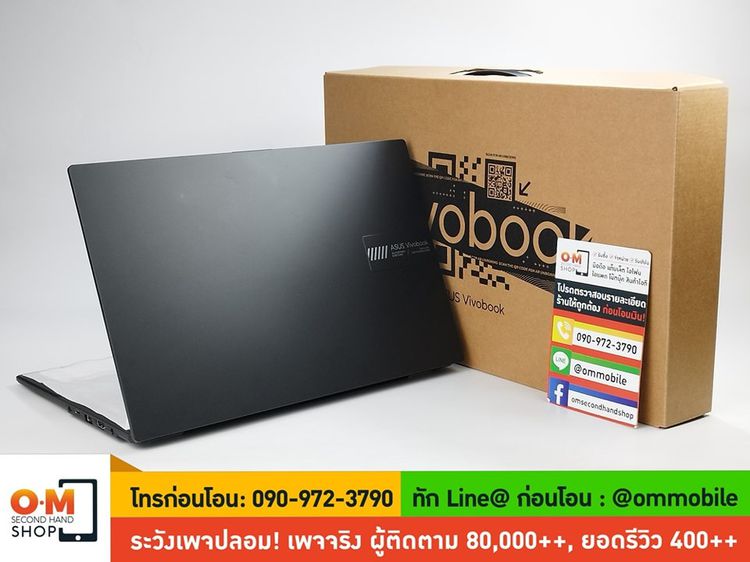 วินโดว์ ใช่ Asus Vivobook Go15 (E1504) Ryzen5-7520U Ram16 SSD512 ศูนย์ไทย สวยมาก ครบกล่อง เพียง 13,900 บาท 