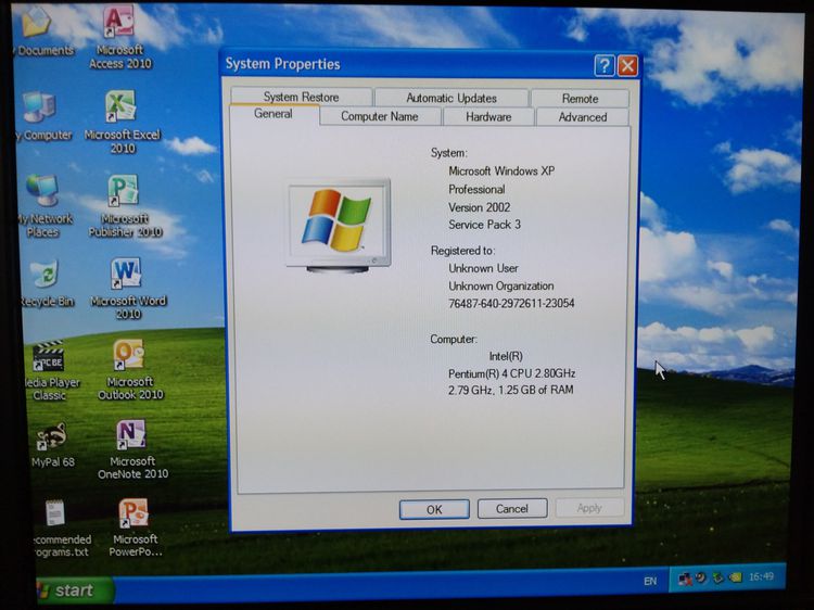 คอมพิวเตอร์ Dell PowerEdge 400SC Windows XP รูปที่ 9
