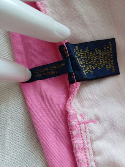 Polo Ralph Lauren Pink Barbie Pants Size 6 กางเกงผ้าชิโน่
 รูปที่ 5