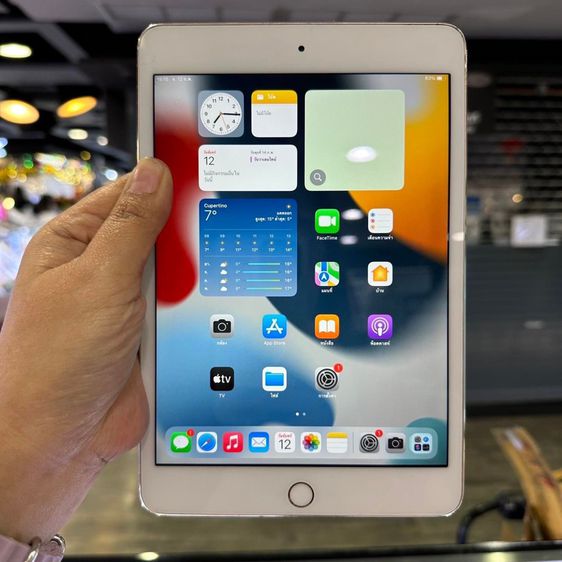Apple 128 GB iPad mini4 128GB WiFi สีทอง เครื่องศูนย์ โมเดลTH ขอบบอดี้มีรอย เครื่องใช้งานดีเยี่ยม❤️❤️
