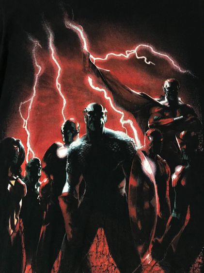Vintage Marvel Mad Engine Skrulls T-Shirt Avenger Secret Invasion 2000s รูปที่ 4