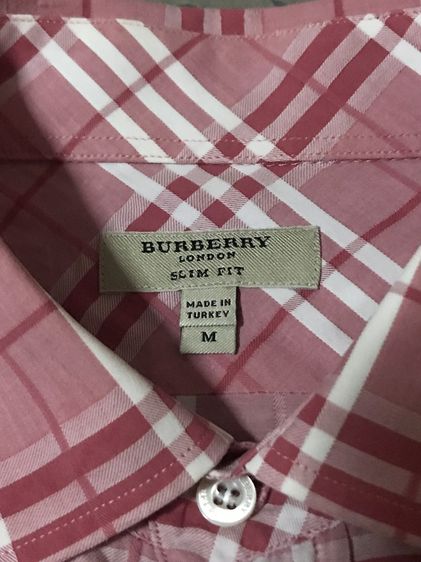 Burberry Brit Pink White Check Shirt M TRBILBIN164IST รูปที่ 4