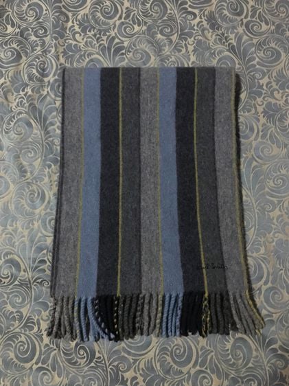 Paul Smith Scarf Multi Color Grey Tone Made in Scotland รูปที่ 4