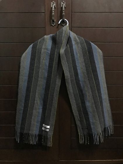 Paul Smith Scarf Multi Color Grey Tone Made in Scotland รูปที่ 2