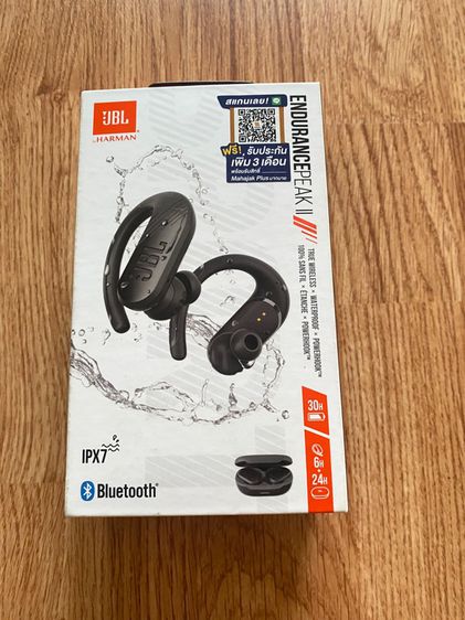 ของแท้หูฟังไร้สาย JBL Endurance peak 2 สีดำ(มีแต่หูฟังกล่องหาย) รูปที่ 4