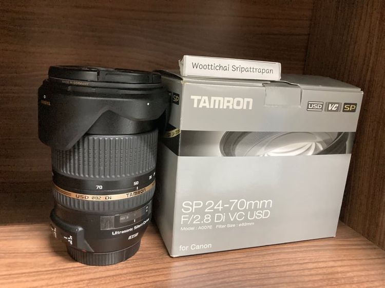 เลนส์ซูม Tamron SP 24-70mm f2.8 Di VC USD for Canon แถม filter BW XS Pro UV Haze nano