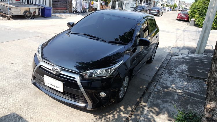 Toyota Yaris 2014 1.2 J Eco Sedan เบนซิน ไม่ติดแก๊ส เกียร์อัตโนมัติ ดำ