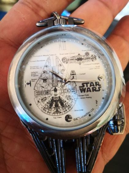 อัลลอย เทา Star Wars Millennium  Pocket Watch

   รุ่นลิมิเต็ด

