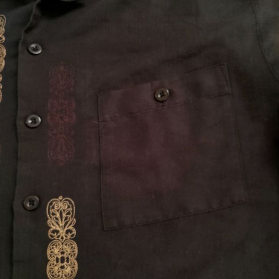 เสื้อลำลอง
Weekender
stitch embroidery black rayon Hawaiian shirts
🔵🔵🔵
 รูปที่ 4