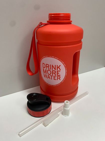 ขวดน้ำเพื่อสุขภาพ 2 ลิตร สีแดง 2200 ml (2.2 Litre) รูปที่ 8