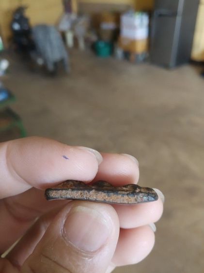 พระเนื้อดินผสมผงใบลาน(พระพิมพ์พระผงสุพรรณหลังเรียบ(ไม่ทราบพระเกจิที่สร้าง)(ไม่ทราบที่มา)(เนื้อออกสีดำ)(050301))พระบ้านพระเครื่องรางของมงคล รูปที่ 12