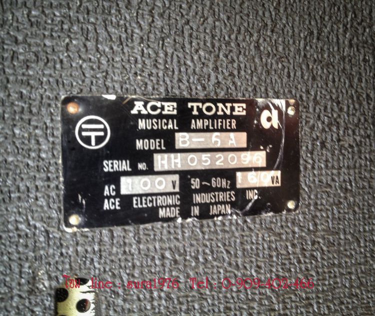 แอมป์เบสวินเทจ Ace Tone Bass 6  รูปที่ 6