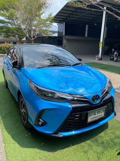 Toyota Yaris 2021 1.2 Sport Premium Sedan เบนซิน ไม่ติดแก๊ส เกียร์อัตโนมัติ ฟ้า