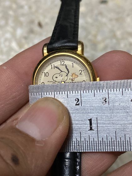 นาฬิกายี่ห้อ SNOOPY  by VEGA  วินเทจ ปีเก่า  1958   ควอทซ์เลดี้ แท้มือสอง สายเปลี่ยนใหม่  1800฿ รูปที่ 6