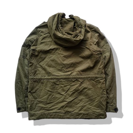 Jeep Olive Green Military Hooded Jacket รอบอก 44” รูปที่ 2