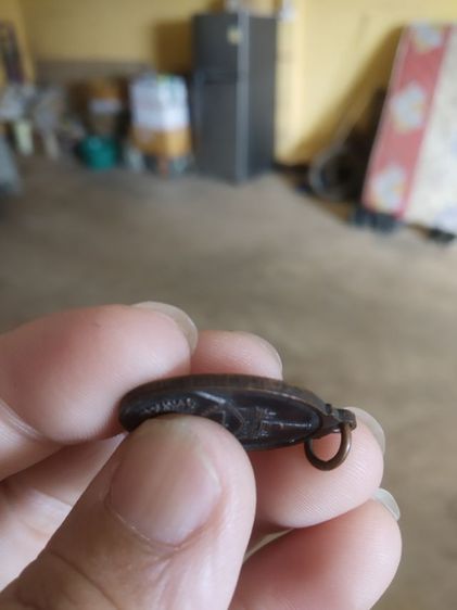 พระเหรียญเนื้อทองแดงรูปทรงไข่(พระหลวงพ่อดำ(พระพุทธรูปปางมารวิชัย)วัดสระเกศ(ภูเขาทอง)(จังหวัดกรุงเทพมหานครปี2557))พระบ้านพระเครื่องรางของมงคล รูปที่ 15