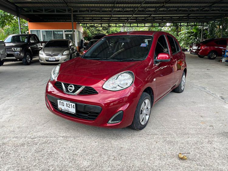 Nissan March 2019 1.2 E Sedan เบนซิน ไม่ติดแก๊ส เกียร์อัตโนมัติ แดง