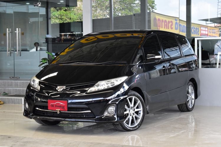 Toyota Estima 2012 2.4 Aeras Utility-car เบนซิน ไม่ติดแก๊ส เกียร์อัตโนมัติ ดำ