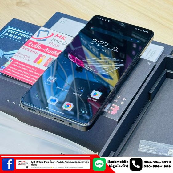 🔥 Asus ROG Phone 8 12-256GB (Rog 7) Snap 8 Gen 3 ศูนย์ไทย อายุ 7 วัน 🏆 สภาพนางฟ้า ประกันถึง 23-02-2568 🔌 อุปกรณ์แท้ครบกล่อง 💰 รูปที่ 5