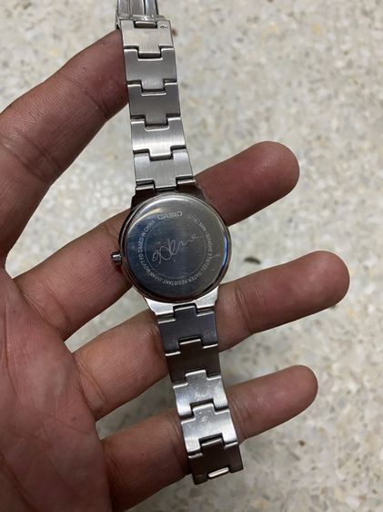 นาฬิกายี่ห้อ CASIO  sheen ของแท้มือสอง สแตนเลส สายยาว 16 เซนติเมตร  900฿ รูปที่ 6