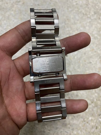 นาฬิกายี่ห้อ CASIO  sheen  ของแท้มือสอง สแตนเลสวงใหญ่ วงรอบข้อมือ  14.5 เซนติเมตร  700฿ รูปที่ 8