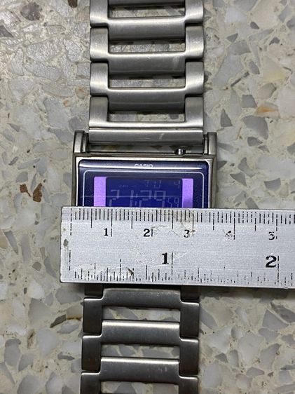 นาฬิกายี่ห้อ CASIO  sheen  ของแท้มือสอง สแตนเลสวงใหญ่ วงรอบข้อมือ  14.5 เซนติเมตร  700฿ รูปที่ 10