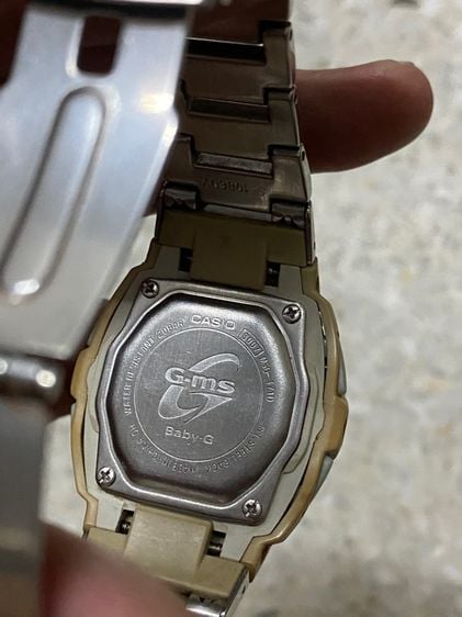 นาฬิกายี่ห้อ CASIO   Baby G  สายสแตนเลส ของแท้มือสอง วงรอบข้อมือประมาณ 6 นิ้ว  850฿ รูปที่ 4
