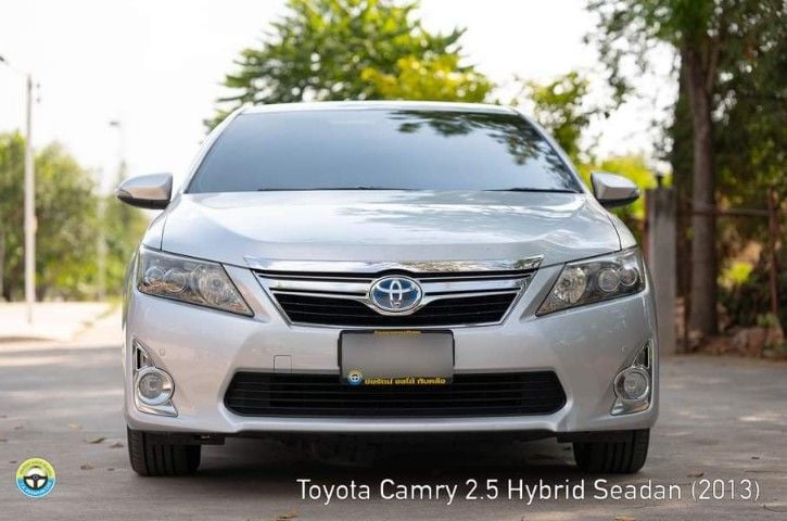 Toyota Camry 2013 2.5 Hybrid Sedan เบนซิน ไม่ติดแก๊ส เกียร์อัตโนมัติ เทา รูปที่ 2
