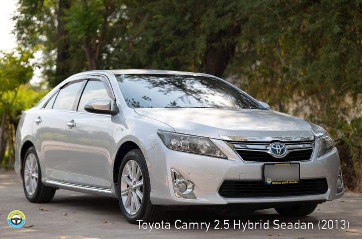 Toyota Camry 2013 2.5 Hybrid Sedan เบนซิน ไม่ติดแก๊ส เกียร์อัตโนมัติ เทา รูปที่ 1