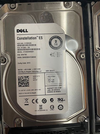 Dell SAS 2 TB 3.5 รูปที่ 4