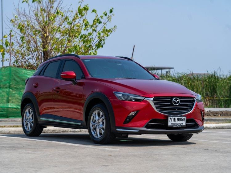 Mazda CX-3 2021 2.0 S Sedan เบนซิน ไม่ติดแก๊ส เกียร์อัตโนมัติ แดง