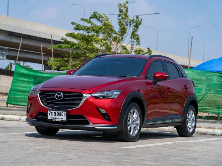 Mazda CX-3 2021 2.0 S Sedan เบนซิน ไม่ติดแก๊ส เกียร์อัตโนมัติ แดง รูปที่ 3