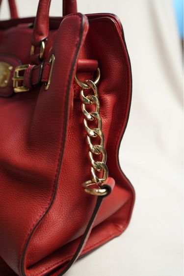 กระเป๋า Michael Kors Hamilton Leather Tote Bag รูปที่ 3