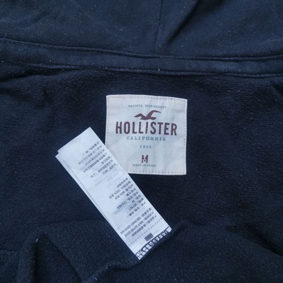 Hollister Black Hooded Jacket รอบอก 44” รูปที่ 7
