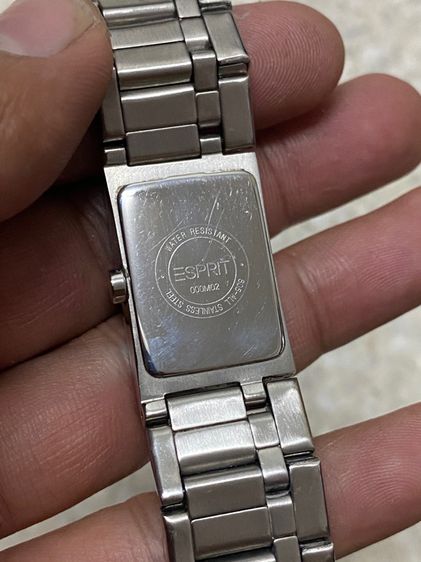 นาฬิกายี่ห้อ ESPRIT   ของแท้มือสอง สแตนเลสทั้งเรือน  สายยาว 16 เซนติเมตร  750฿ รูปที่ 2
